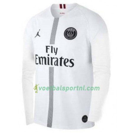 Paris Saint-Germain Jodan Wit Third Shirt 2018-19 L/S